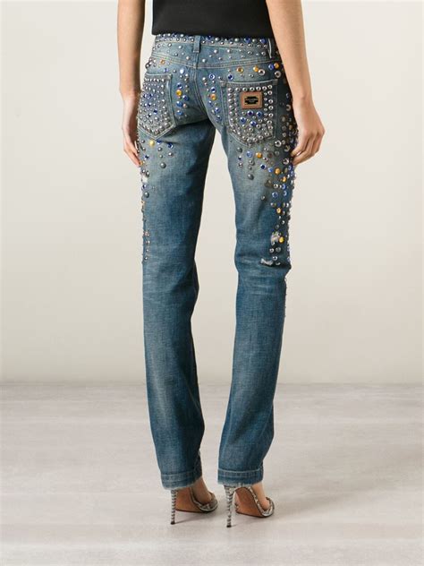 jeans dolce gabbana 2015|dolce and gabbana embellished jeans.